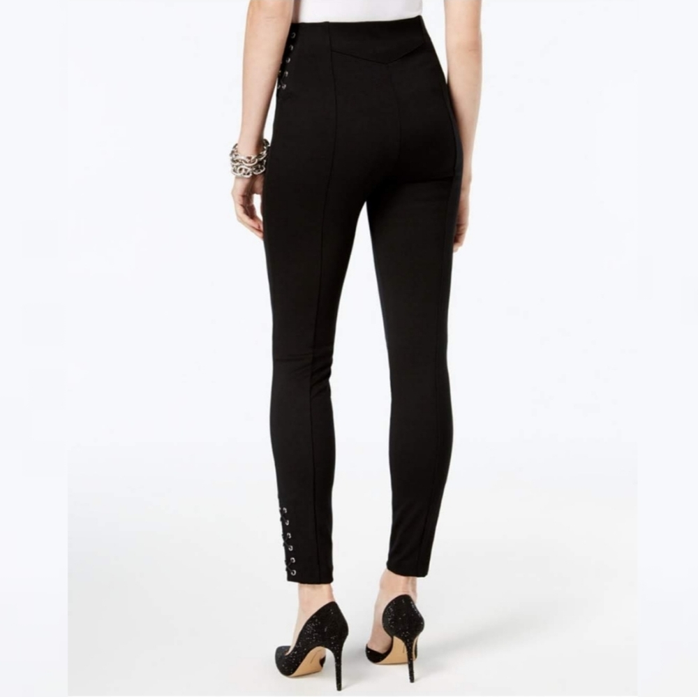 ⚘️I.N.C. Petite Lace Up Skinny Military Leggings - Picture 2 of 13